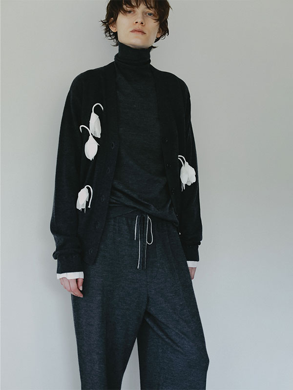 SANTEウールカシミヤニットパンツ