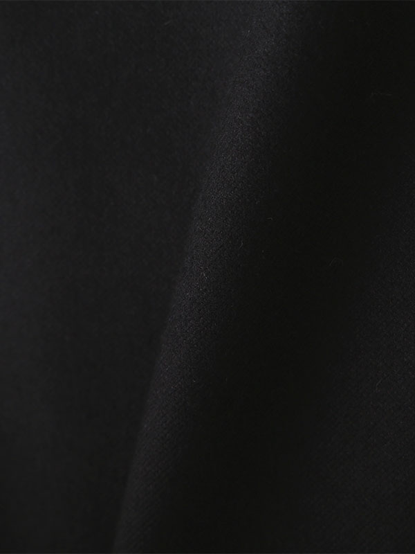 ウーステッドドレープネックワンピース