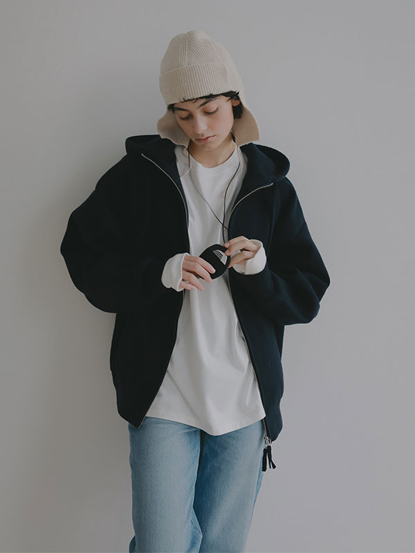 ラムウールフライトニットキャップ