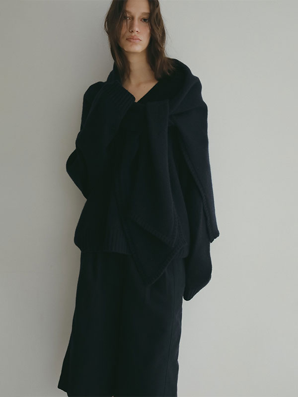レイヤードニットラップスカート(F GREY): グッズ │ ETRE TOKYO
