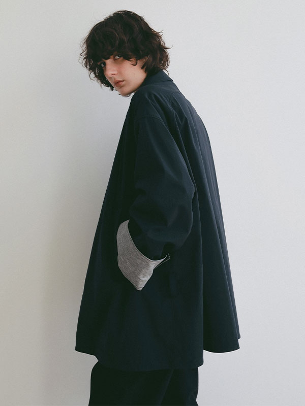 ステンカラーボンディングコート