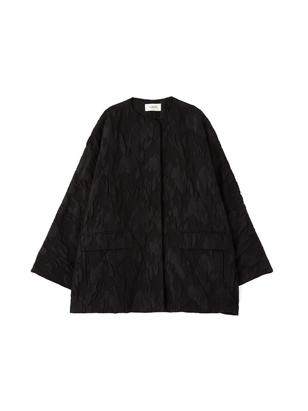 SANTEドルマンスリーブジャガードコート