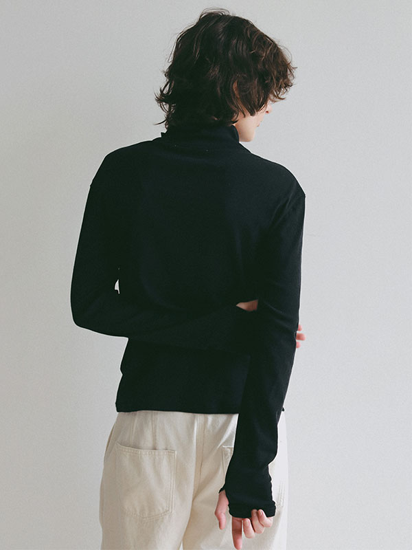 ガーゼフライスフロントオープンプルオーバー