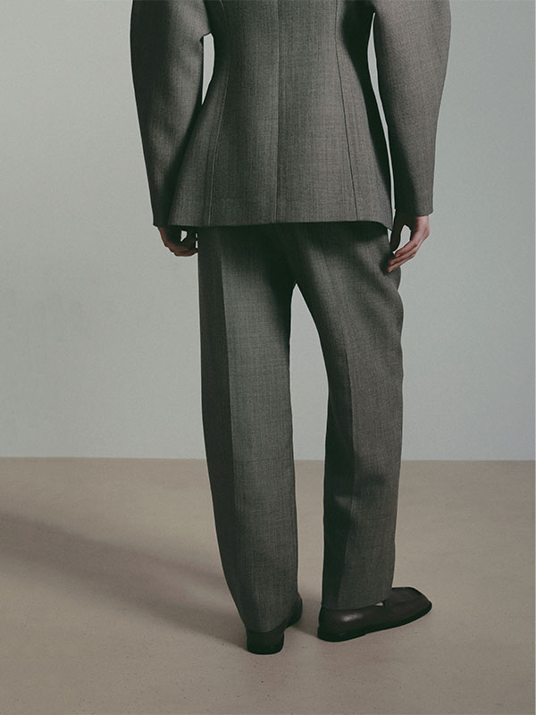 SANTEセンタークリーステーパードパンツ