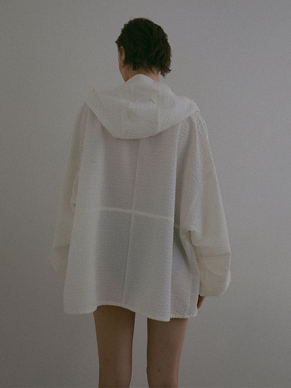 サッカーストレッチフードブルゾン