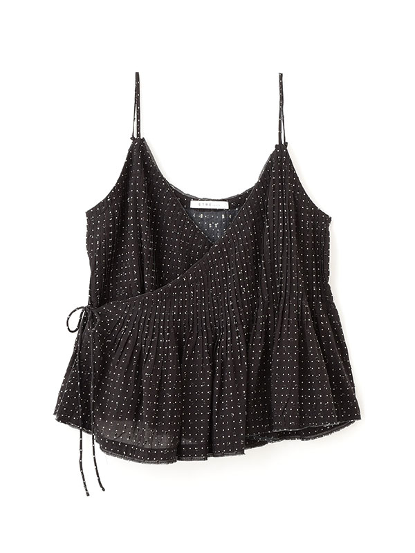 コットンドビーカシュクールキャミソール