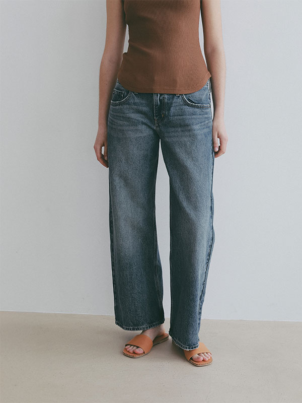 ハンドステッチタンドレザーフラットサンダル