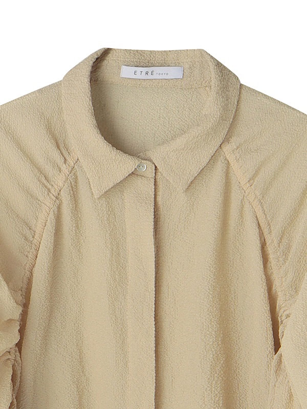 シャーリングシアーブラウス