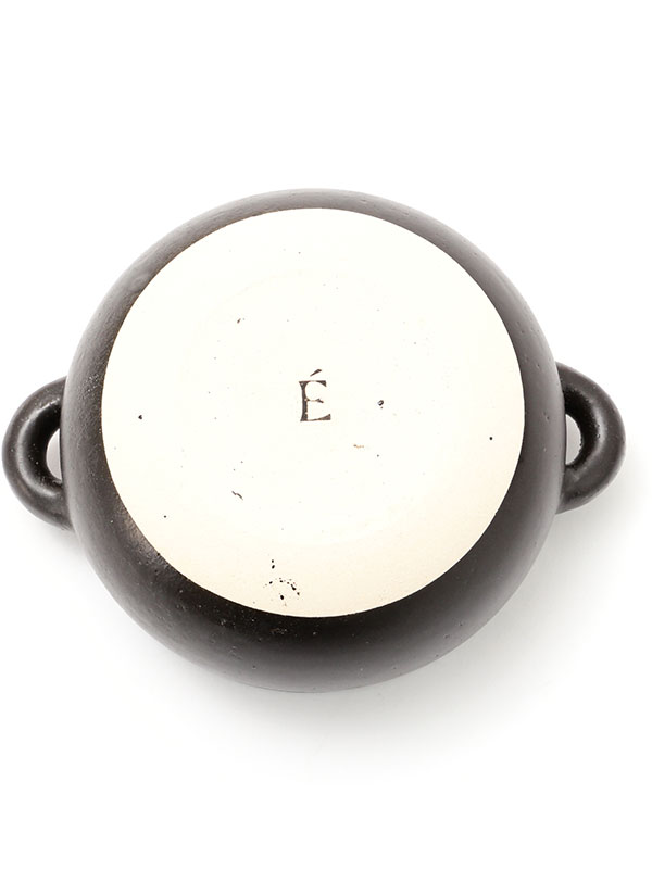 耐熱白土黒釉グラタン皿セット