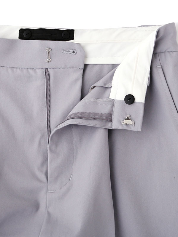 ダーツ NOZOMI アジャストコットンセミワイドパンツ(S GREY): ボトムス │ ETRE