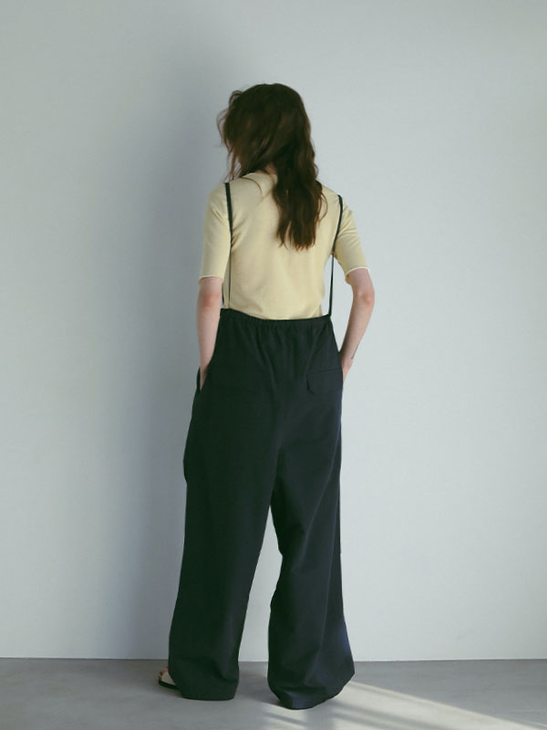 デザインストラップボリュームサスパンツ