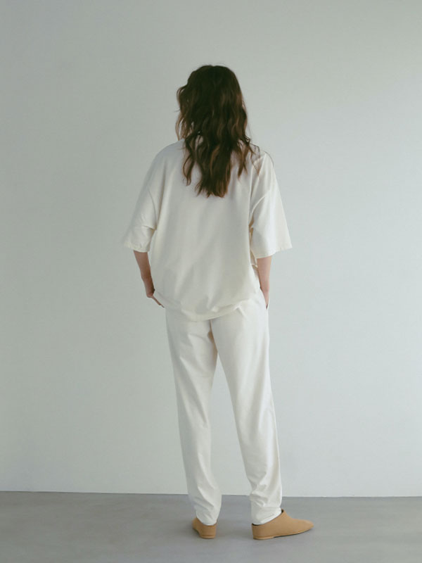 three dots パウダリーコットンTee（Tシャツ/カットソー）｜ETRE