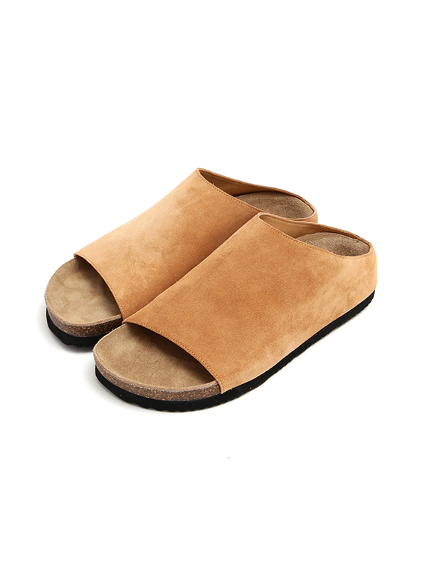 スウェードフットベッドサンダル(36 BEIGE): シューズ │ ETRE
