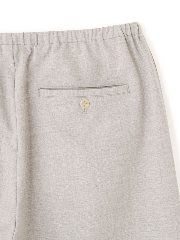 SANTEウエストドロストセミワイドパンツ