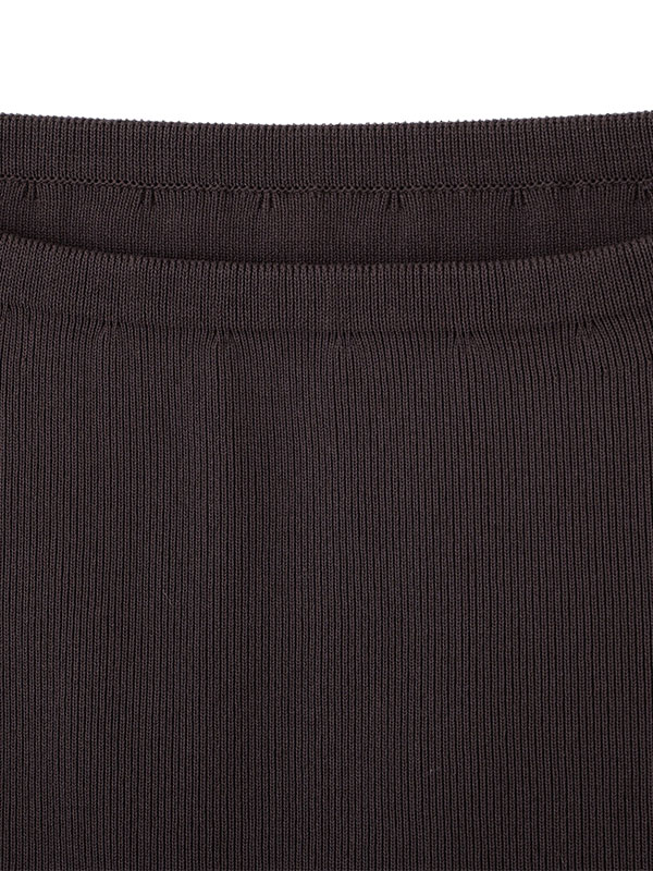 ホールガーメントニットバイカーパンツ