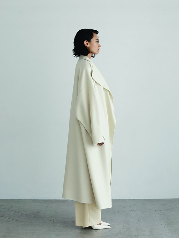 【新品】SANTE by ETRE TOKYO ウーステッドクロークリバーコート SANTEウーステッドクロークリバーコート(S BEIGE): アウター │ ETRE