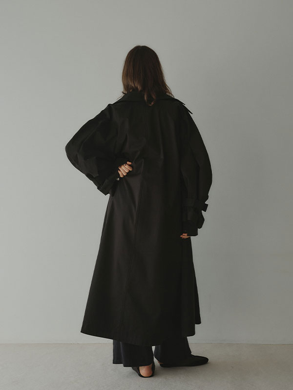 ⭐︎ETRE TOKYO ⭐︎コンシャススリーブトレンチコート　Sサイズ コンシャススリーブトレンチコート(S NAVY): アウター │ ETRE