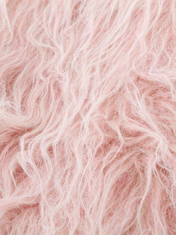 ダブルフェイスヘアリーニットカーディガン