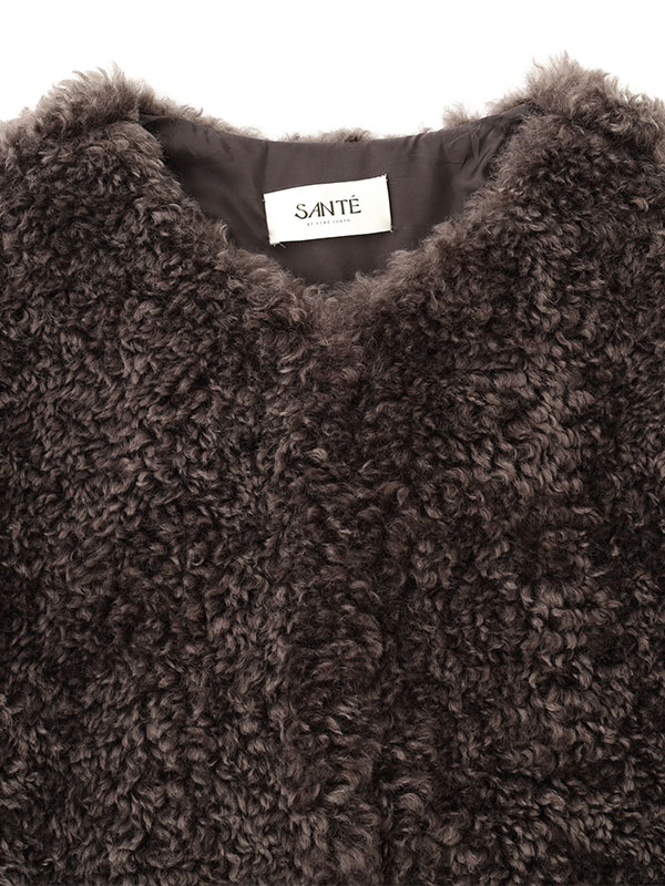 SANTEエコファーポンチョコート