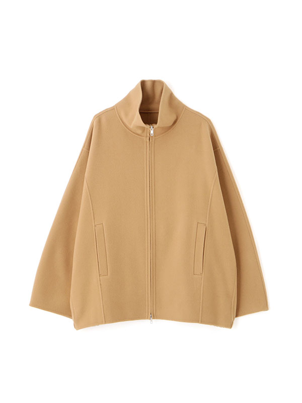 メルトンスタンドネックリバーブルゾン