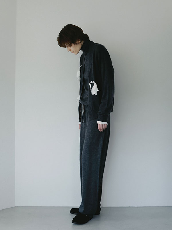 SANTEウールカシミヤニットパンツ