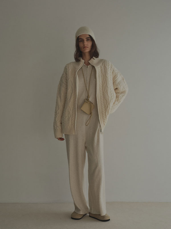 ハイゲージニットオールインワン(S BEIGE): ワンピース │ ETRE TOKYO