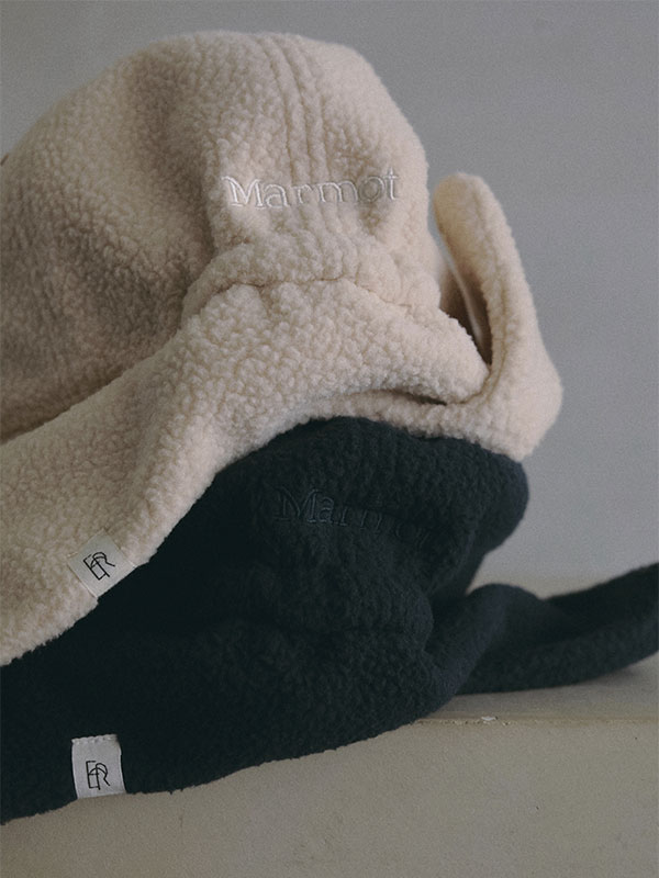 Marmot×ETRE TOKYOボアフリースキャップ