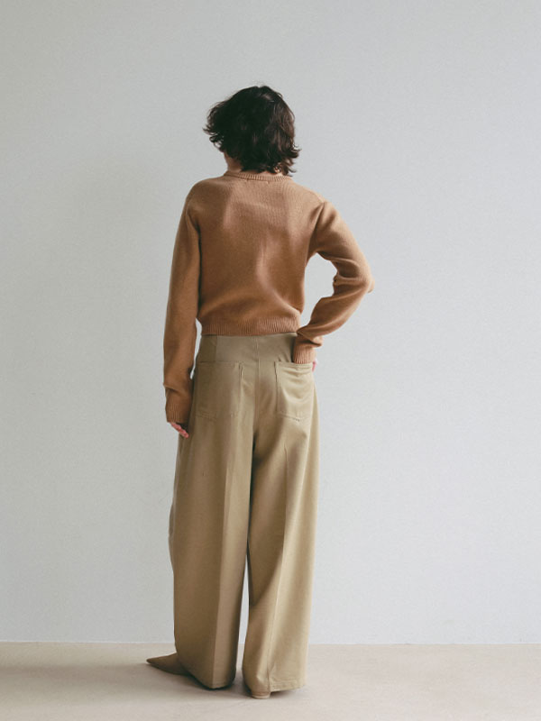 ミドルゲージコンパクトニットカーディガン