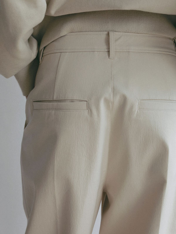 ボンディングタックパンツ