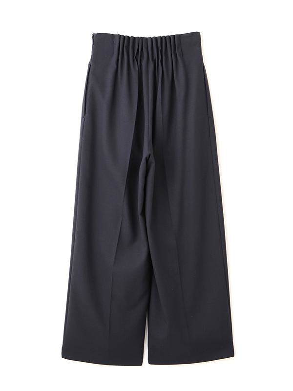 ダブルフェイスデザインウエストワイドパンツ