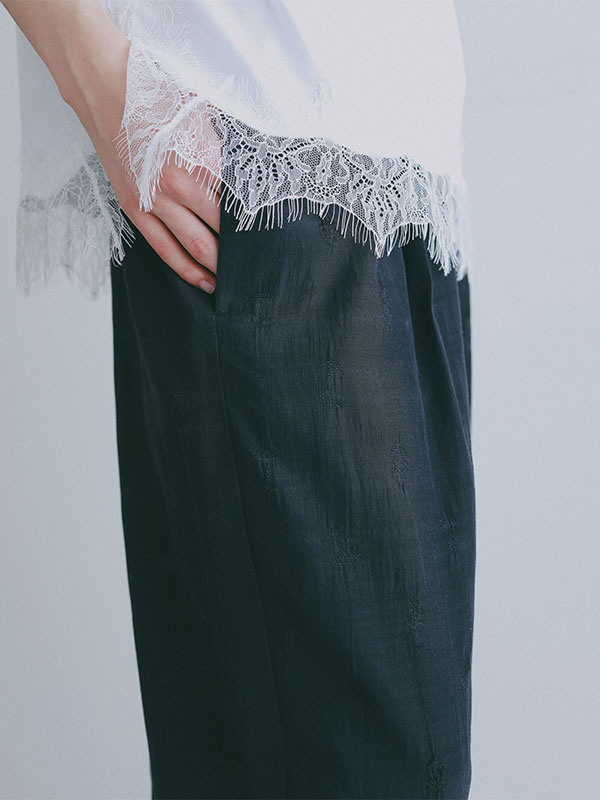 ジャガードリラクシーパンツ