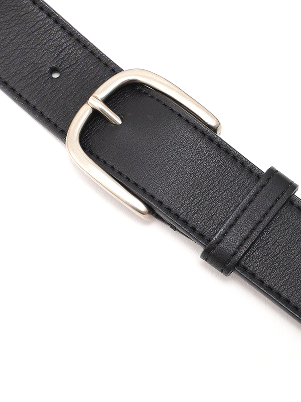 ブラスバックルレザーベルト