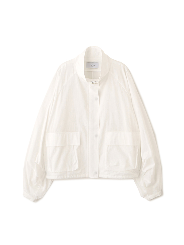 スカーフライトシャツブルゾン