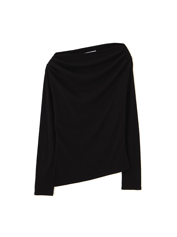 ワンショルダードレーププルオーバー