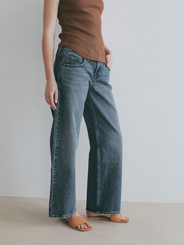 ハンドステッチタンドレザーフラットサンダル