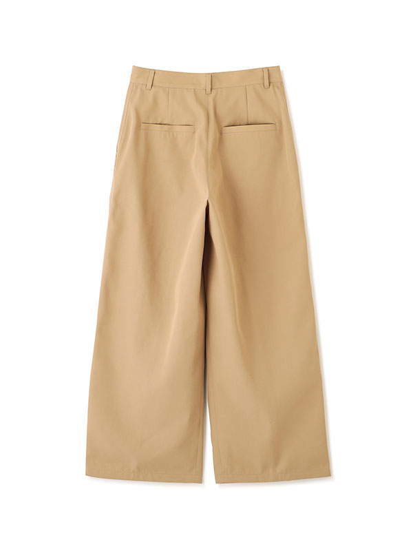 デザインタックセンタープレスパンツ