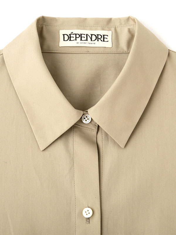 DEPENDREブロードシャツ