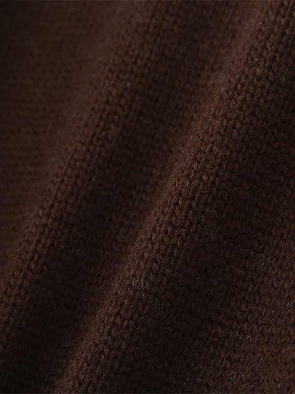 フーディーストールニットロングワンピース