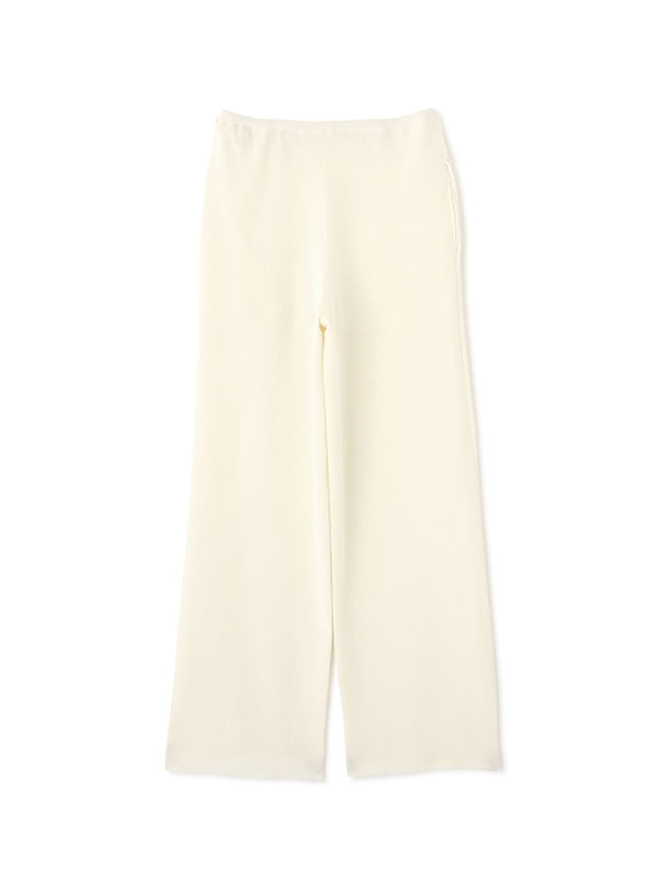 the toe ニットパンツ　ホワイト　新品　thetoe the toe ニットパンツホワイト新品thetoe