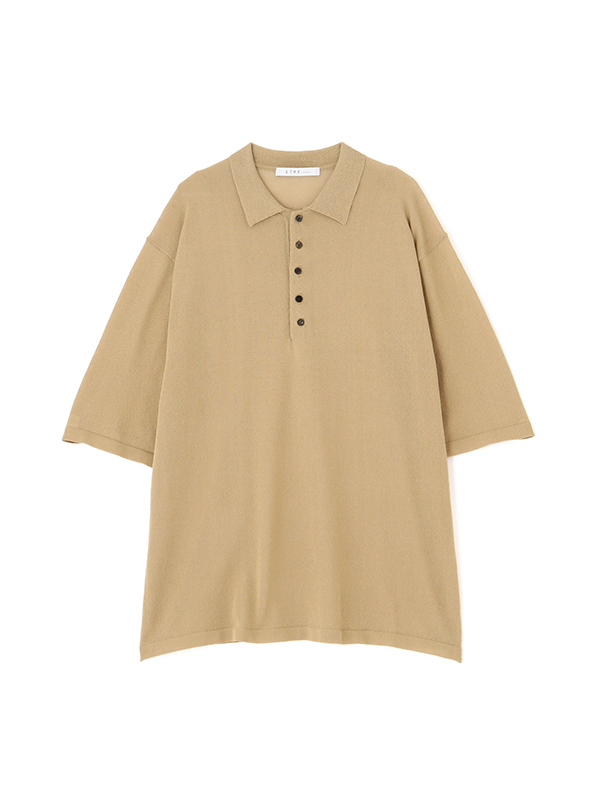 ハーフスリーブニットポロ