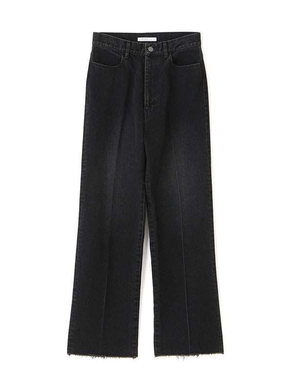 ウエストコードセンタークリースデニム