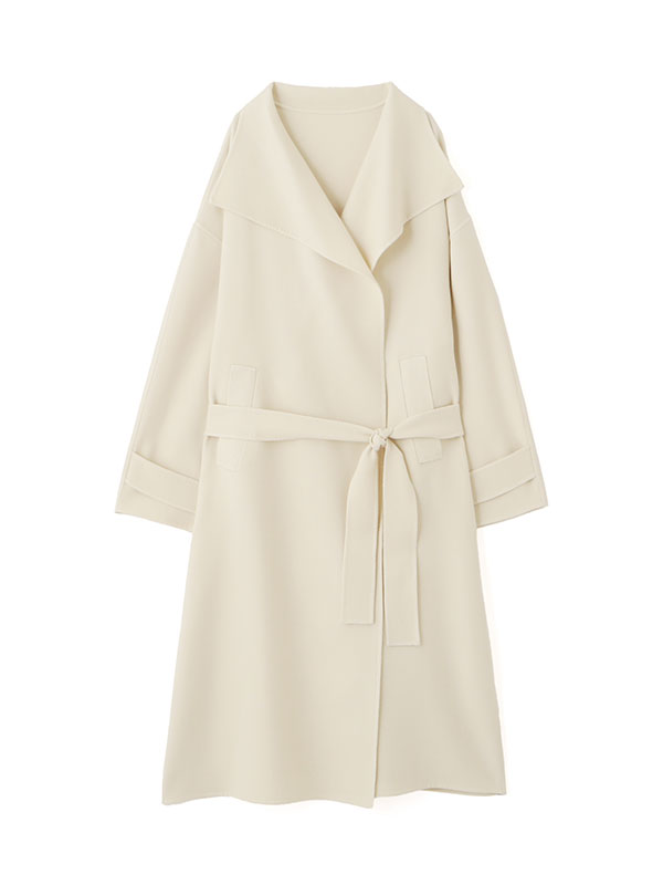 SANTEウーステッドクロークリバーコート