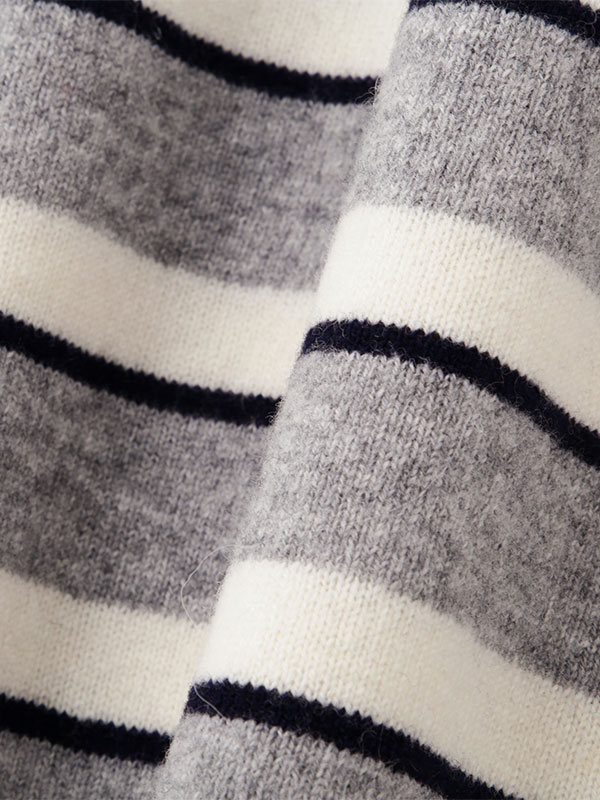 etretokyo マルチボーダーニットポロ ETRE TOKYO - マルチボーダーニットポロ (BEIGE) | ADDICT WEB SHOP