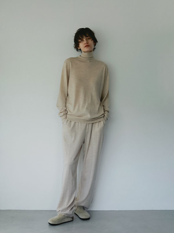 SANTEウールカシミヤタートルニットプルオーバー