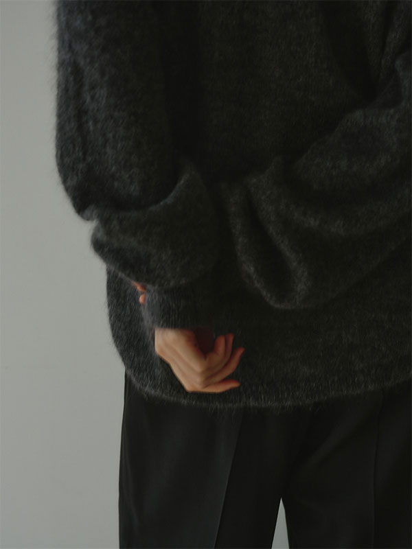 モヘヤニットシャツ