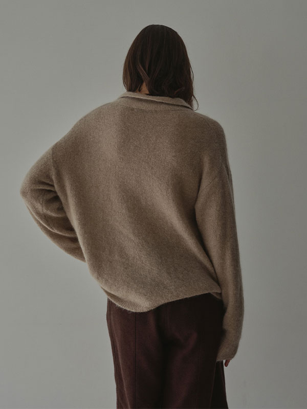 モヘヤニットシャツ