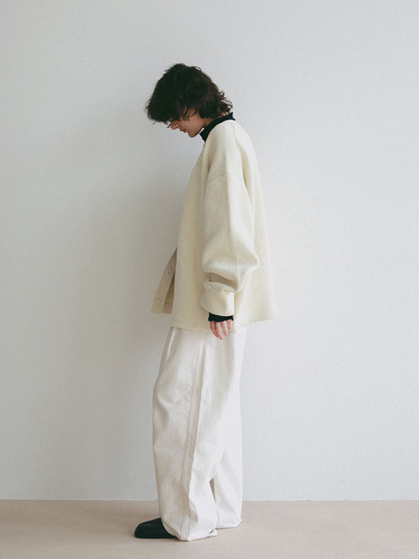 ダブルフェイスＶネックニットカーディガン