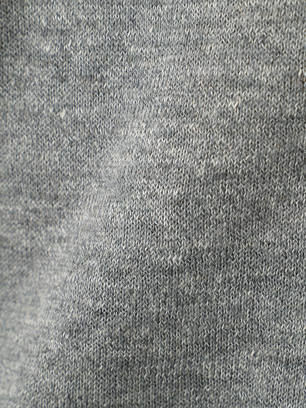 コットンリネンハイゲージネックニットプルオーバー