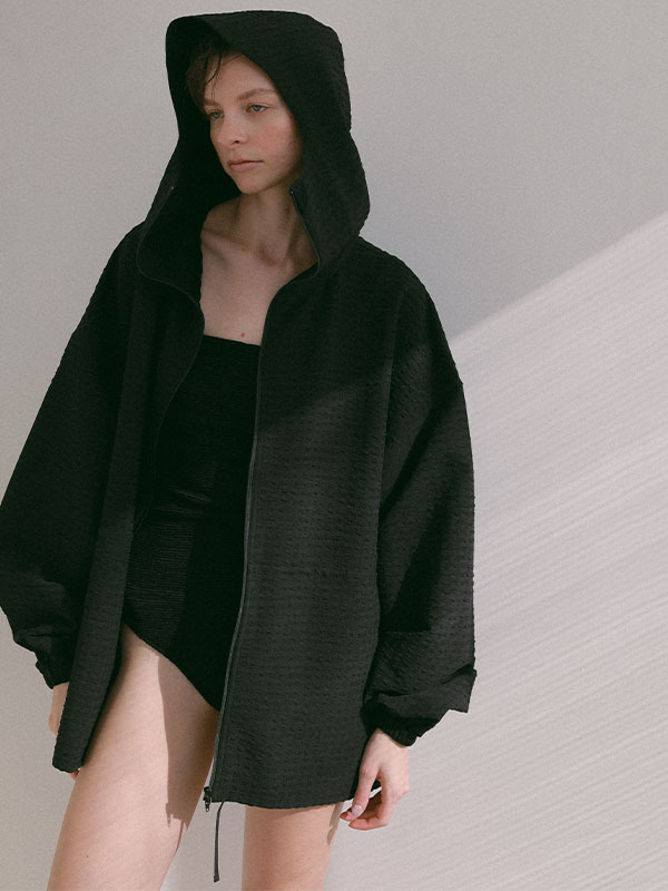 ナローストラップジャガードスウィムウェア