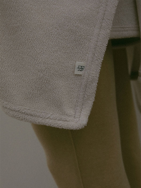 フェードパイルフードポンチョ